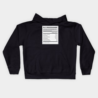 Programmer Nutrition Facts Label Kids Hoodie